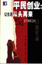 平民创业：让生活从头再来  54位下岗职工的口述实录