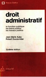 DROIT ADMINISTRATIF