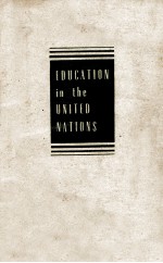 EDUCATION IN THE UNITED NATIONS