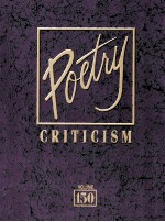 poetry criticism volume 150