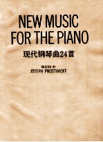 NEW MUSIC FOR THE PIANO