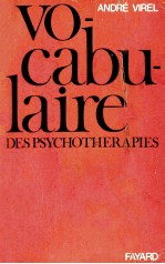 Vocabulaire des psychotherapies