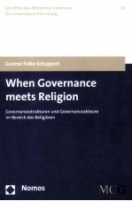 WHEN GOVERNANCE MEETS RELIGION