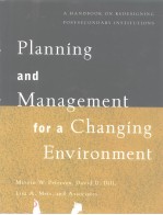 PLANNING AND MANAGEMENT FOR A CHANGING ENVIRONMENT