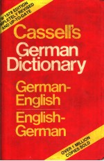 Cassell's German Dictionary　　（German-English  English-German）