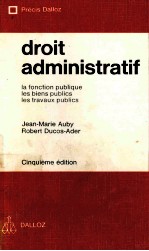 DROIT ADMINISTRATIF