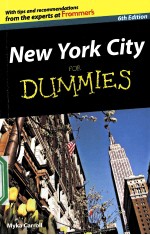 NEW YORK CITY FOR DUMMIES  6TH EDITION