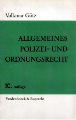 Allgemeines Polizei- und Ordnungsrecht