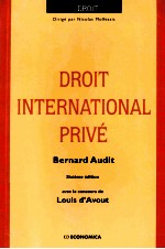 DROIT INTERNATIONAL PRIVE BERNARD AUDIT SIXIEME EDITON