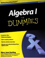 ALGEBRA I FOR DUMMIES  2ND EDITION