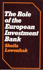 The role of the European Investment Bank