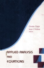 APPLIED ANALYSIS AND DIFFERENTIAL EQUATIONS