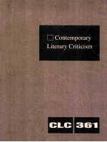 contemporary literary criticism  volume 361