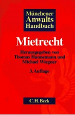 MUNCHENER ANWALTS HANDBUCH MIETRECHT