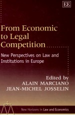 FROM ECONOMIC TO LEGAL COMPETITION  NEW PERSPECTIVES ON LAW AND INSTITUTIONS IN EUROPE