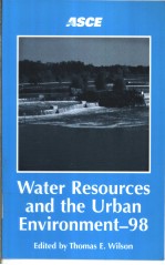 Water Resources and the Urban Environment-98