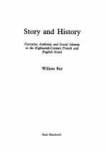 STORY AND HISTORY:NARRATIVE AUTHORITY AND SOCIAL IDENTITY IN THE EIGHTEENTH-CENTURY FRENCH AND ENGLI