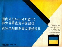 国内流行54CM 21英寸 和大屏幕直角平面遥控彩色电视机图集及维修资料 1