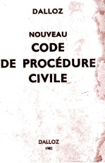 Nouveau code de procedure civile