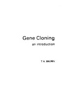 Gene Cloning an introduction