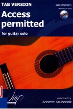 Access Permitted for guitar solo Intermediate demo-cd included