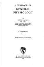 A TEXTBOOK OF GENERAL PHYSIOLOGY FOURTH EDITION Volume Two