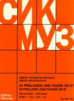 24 Pr?ludien und Fugen für Klavier op.87 Band 1(Nr.1-12)