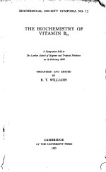 THE BIOCHEMISTRY OF VITAMIN B12