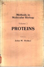 Methods in Molecular Biology Volume 1 PROTEINS