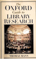 THE OXFORD GUIDE TO LIBRARY RESEARCH