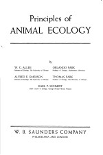 Principles of ANIMAL ECOLOGY