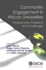 COMMUNITY ENGAGEMENT IN AFRICAN UNIVERSITIES  PERSPECTIVES