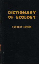 DICTIONARY OF ECOLOGY