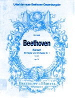 Konzert für Klavier und Orchester Nr.1 C-dur op.15