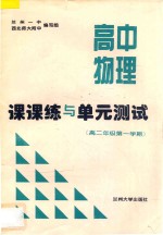 高中物理课课练与单元测试  高中二年级第一学期