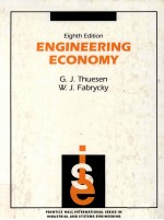 ENGINEERING ECONOMY EIGHTH EDITION