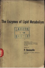 The Enzymes of Lipid Metabolism