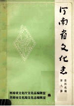 河南省文化志资料选编  第9辑  开封市文化志资料专辑