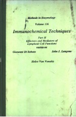 Methods in Enzymology Volume 116 IMMUNOCHEMICAL TECHNIQUES Part H Effectors and Mediators of Lymphoi