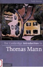 the cambridge introduction to thomas mann