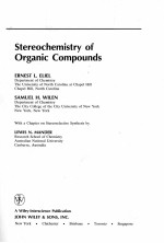 STEREOCHEMISTRY OF ORGANIC COMPOUNDS