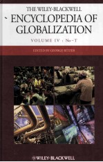 the wiley-blackwell encyclopedia of globalization  volume 4 no-t