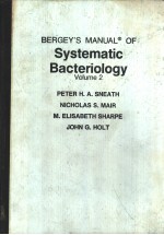 BERGEY’S MANUAL OF Systematic Bacteriology Volume 2