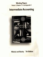 INTERMEDIATE ACCOUNTING:WORKING PAPERS