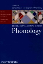 THE BLACKWELL COMPANION TO PHONOLOGY  VOLUME I  GENERA ISSUES AND SEGMENTAL PHONOLOGY