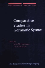 COMPARATIVE STUDIES IN GERMANIC SYNTAX  FROM AFRIKAANS TO ZURICH GERMAN