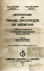 DICTIONNAIRE DES TERMES TECHNIQUES DE MEDECINE