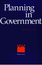 PLANNING IN GOVERNMENT:SHAPING PROGRAMS THAT SUCCEED