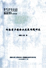 河南省乡镇企业发展问题研究  研究报告