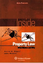 INSIDE PROPERTY LAW  WHAT MATTERS AND WHY